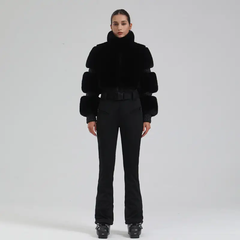 Winter Ski One-piece Female Windproof Thickening