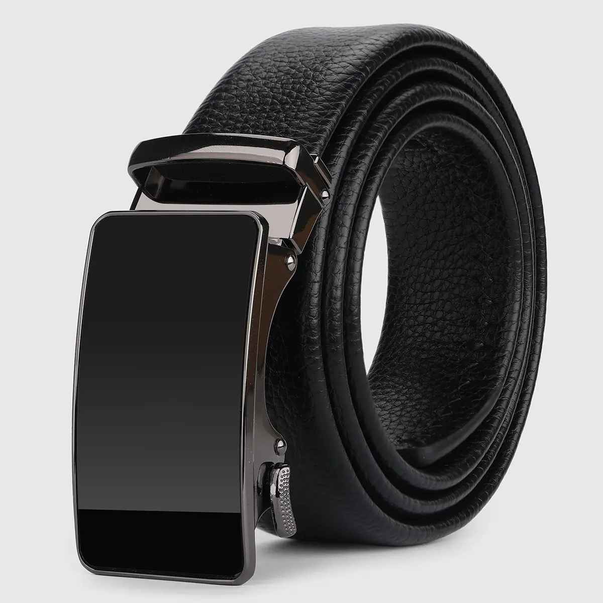 Full-Grain Leather With Automatic Buckle Business Professional