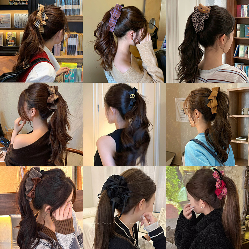 Elegant Sophisticated Bun-style Ponytail Clip For The Back Of The Head