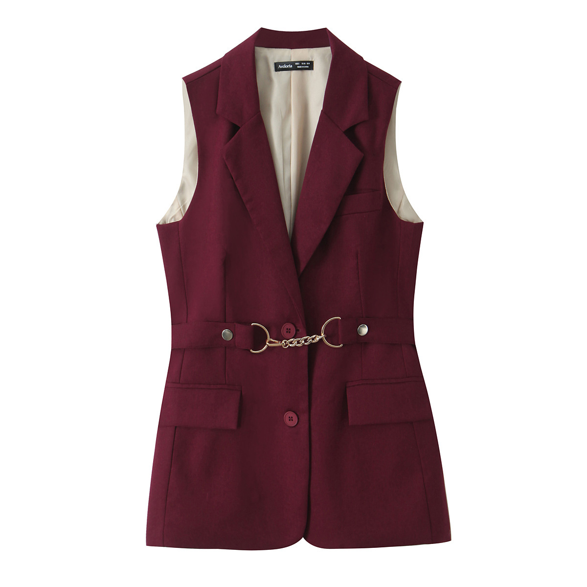 Womens European And American Style Linen Cotton Heavy Sleeveless Vest