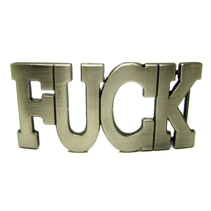 Fashionable English Letter Belt Buckle