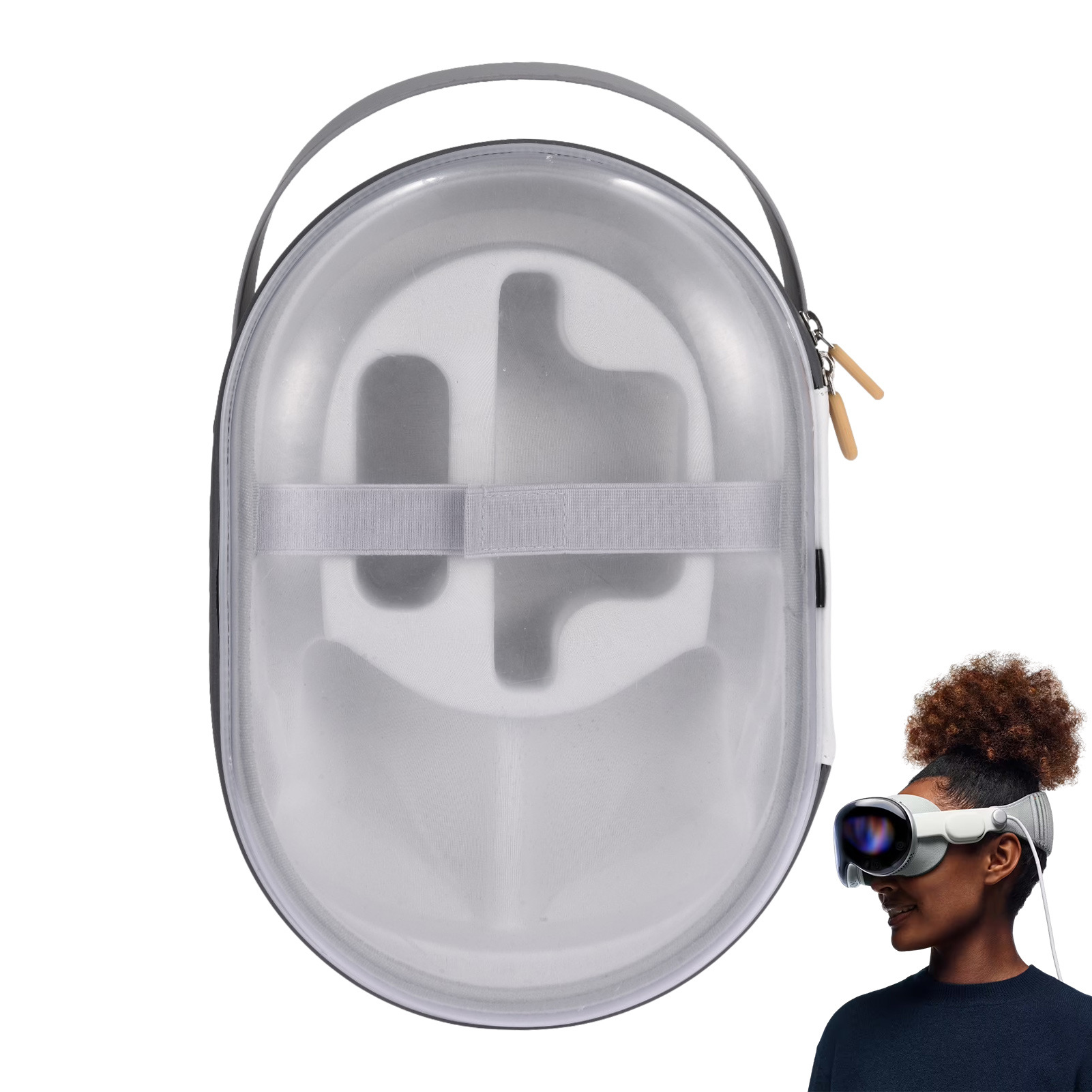 New Vision Pro Storage Bag Vision ProVR Head-mounted Power Supply Accessory Storage Box - Image 8