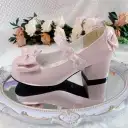 Retro Style Fashionable Low-heeled Womens Pumps view 6