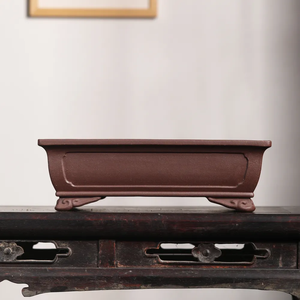 Purple Sand Flower Pot Rectangular Window