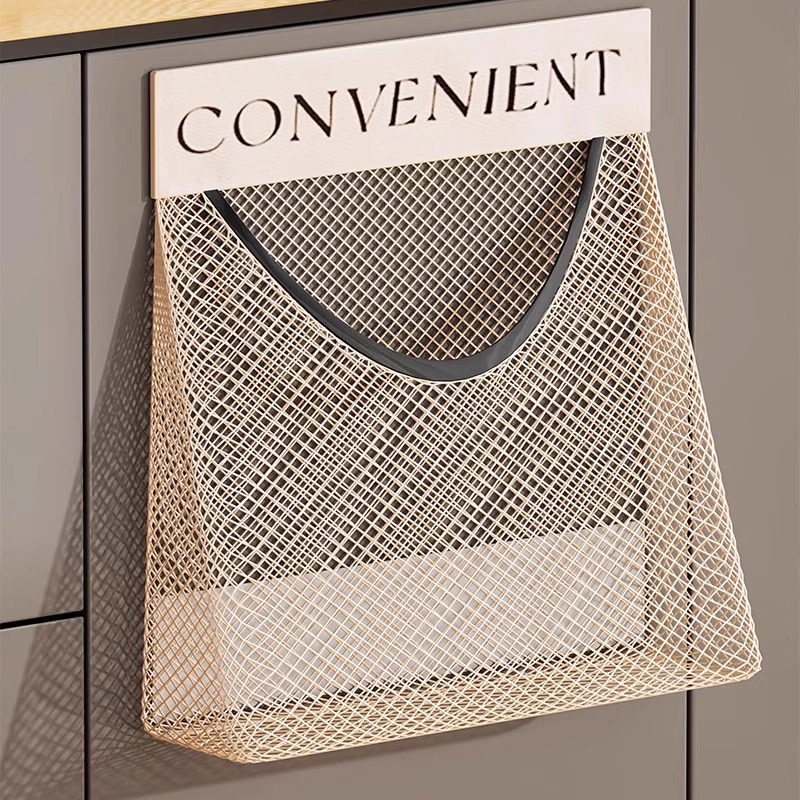 Kitchen Trash Bag Storage Mesh Bag