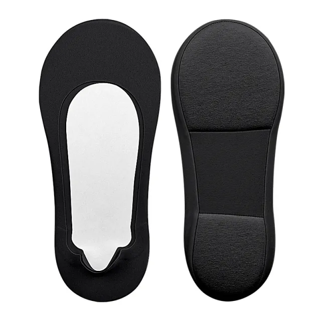 Women's Arch Invisible Low Cut Socks Soft Sponge Shock Absorption Black - Shop at LoveMi