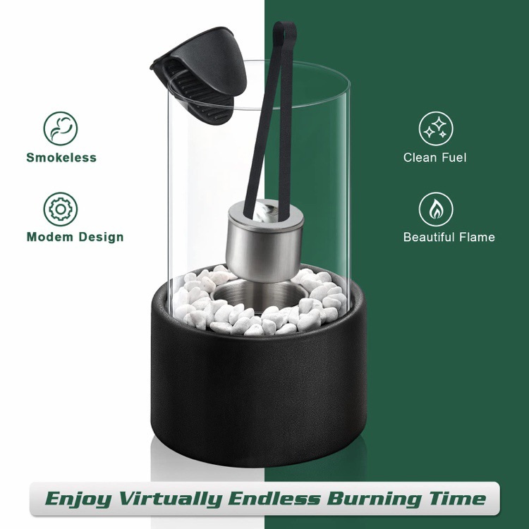 Desktop Alcohol Fireplace Modern Indoor Metal Fire Pit