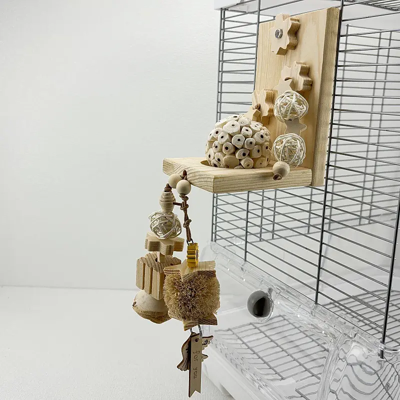 Parrot Natural Ricepaperplant Pith Ball Safety Plant