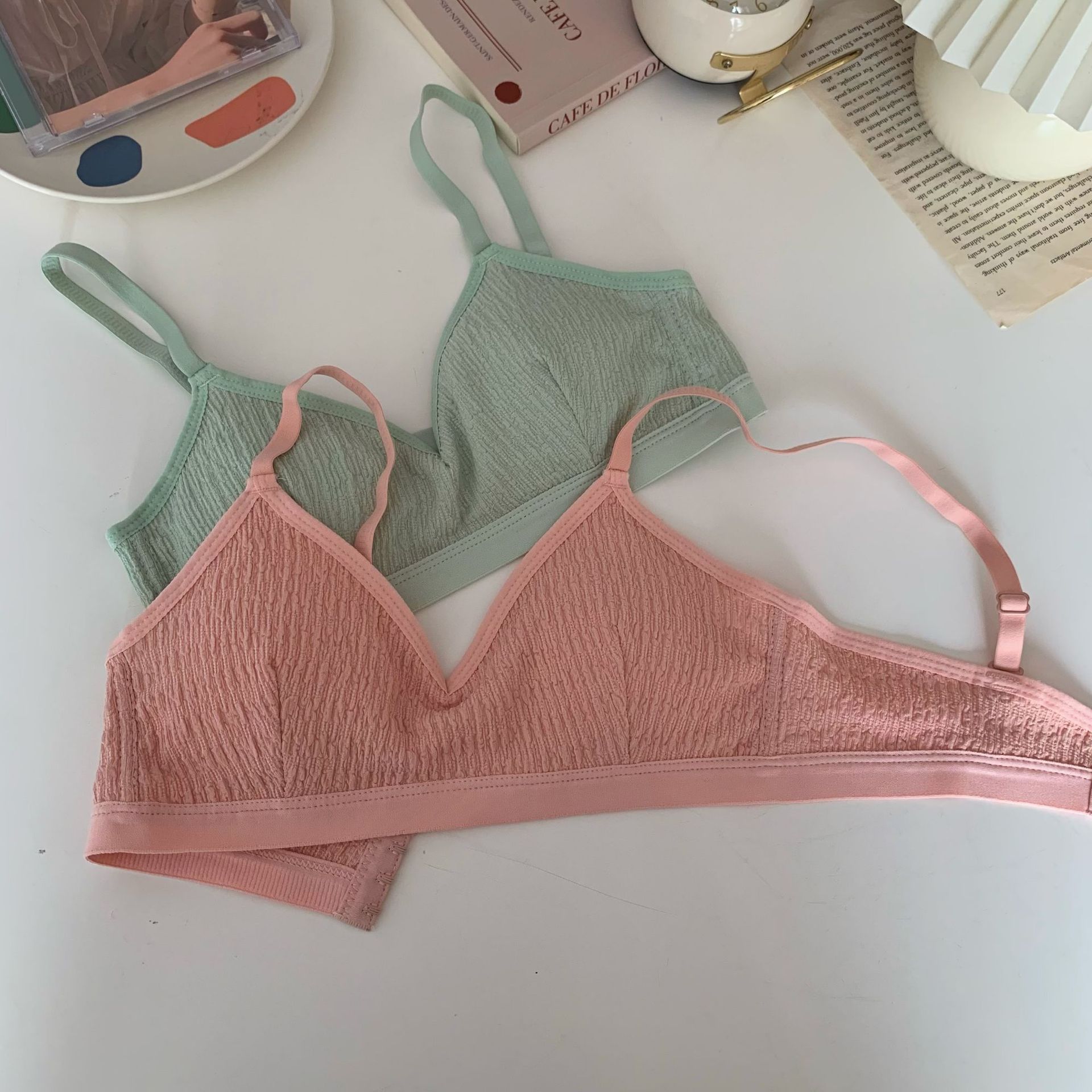 Title 2, Soutien-gorge petit, sans fil, effet push-up di...