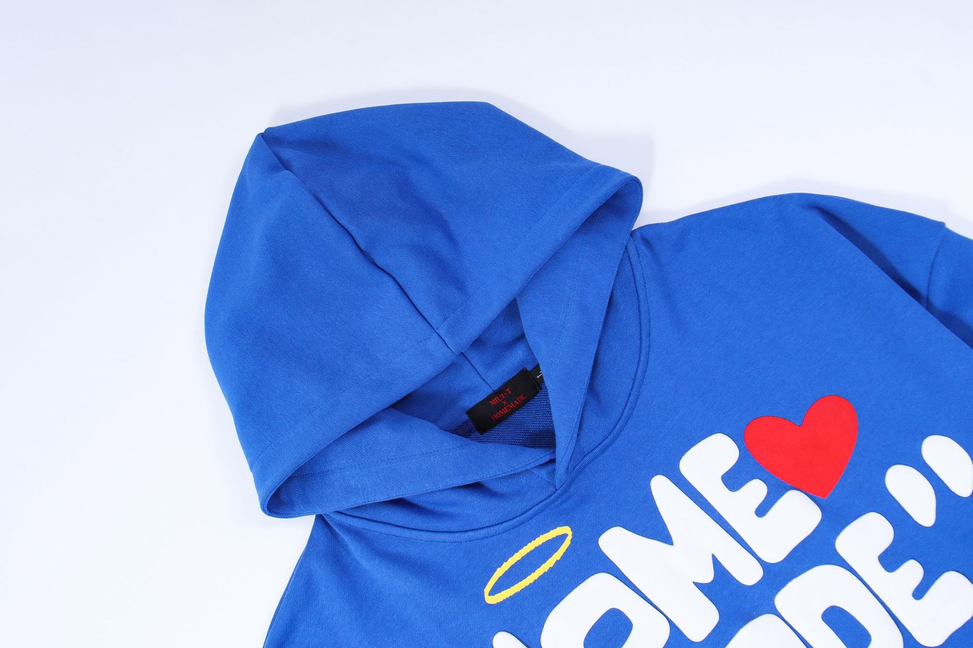 Title 6, Street Klein Blue Print hoodie voor heren. Een ...