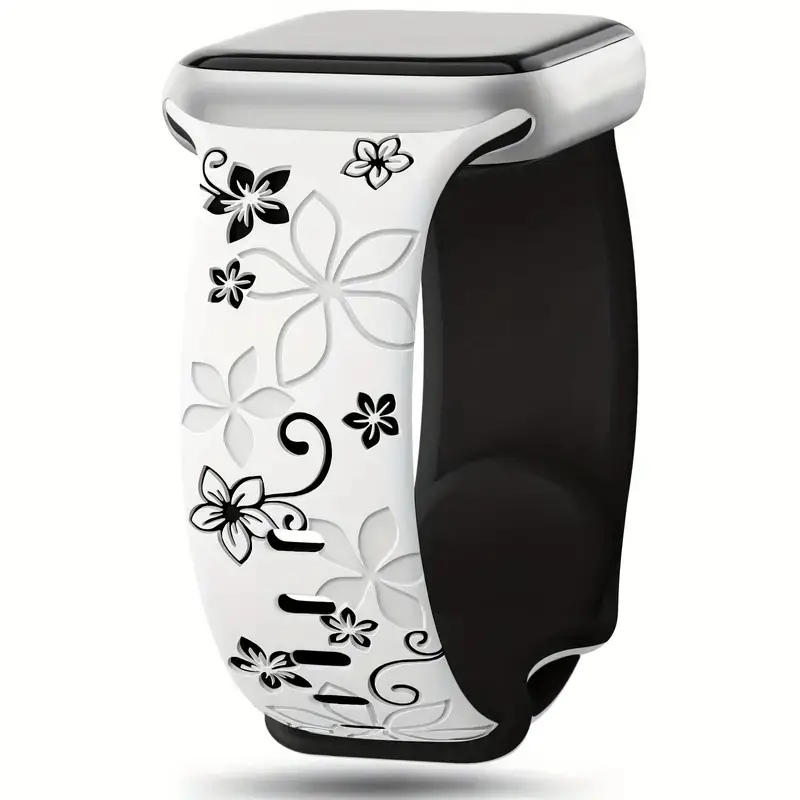 Two-tone Silicone Strap Bauhinia