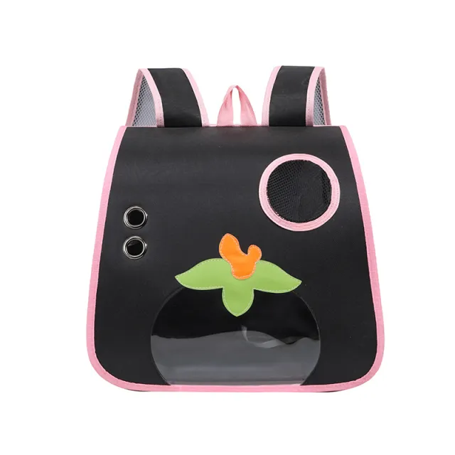 Cat Bag Large Capacity Cartoon Outdoor Lightweight Pet Backpack Comfortable And Breathable Black - Shop at LoveMi
