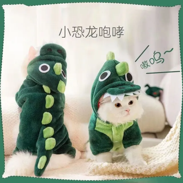 Cat Pet Clothing Anti lint Winter Green - Shop at LoveMi