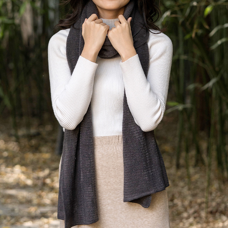 Wholesale Korean-style Solid-color Scarves Thickened For Autumn And Winter