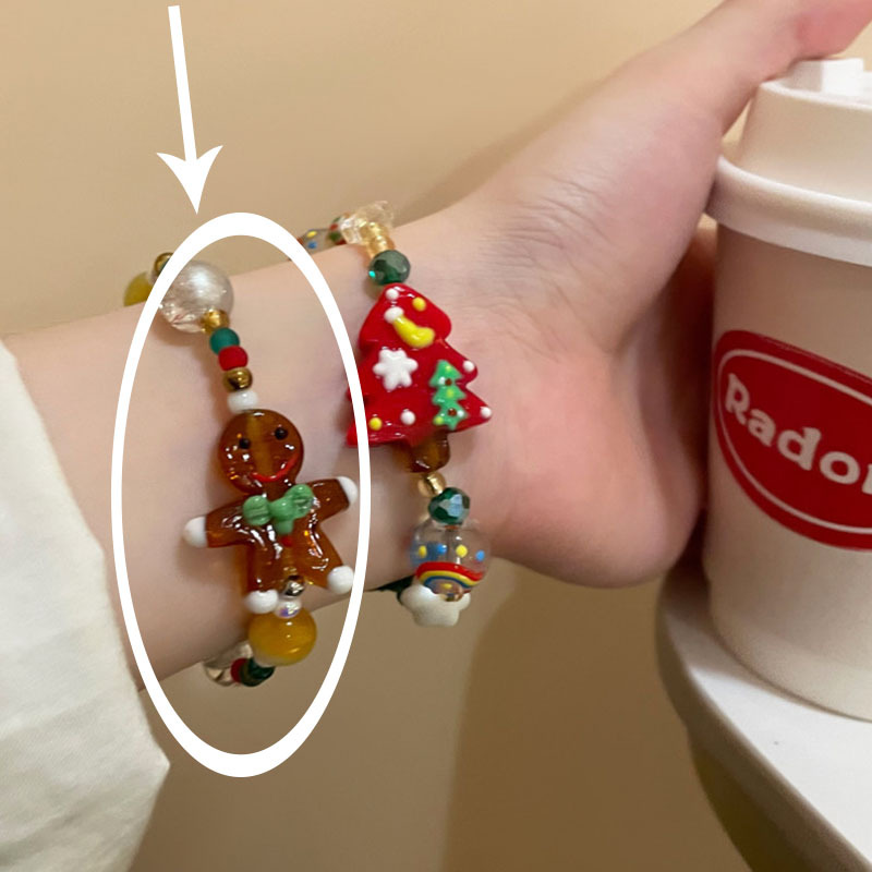 Contrast Color Beaded Stitching Bracelet Fashion