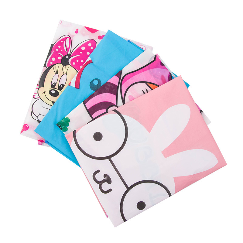 Kitchen Apron Female Waterproof Antifouling PVC Apron Cartoon Cute Household Hotel Sleeveless Work Children's Gown T