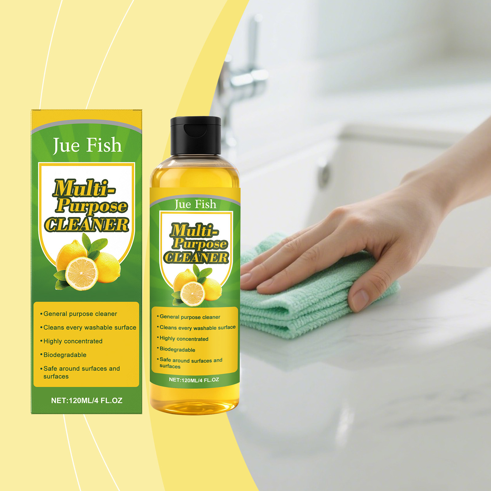 Multi Purpose Cleaner For Daily Deep Cleaning Of Surface Oil And Stains