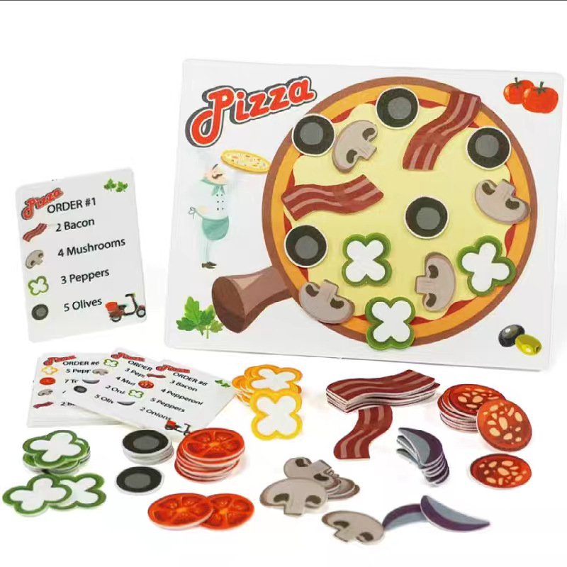 Creative Felt Pizza Playset Toy