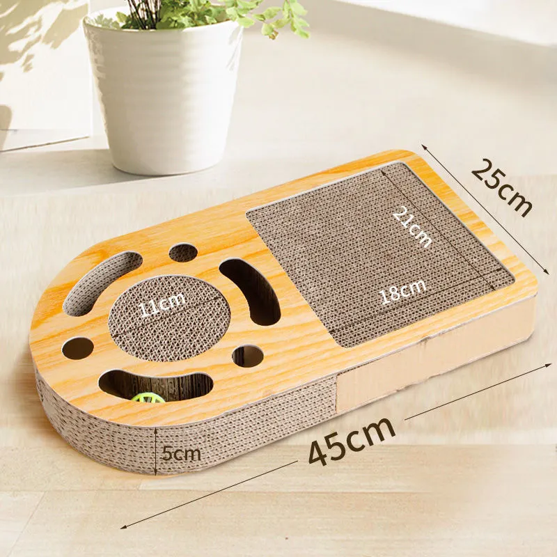 Cat Scratch Board Round Ball Grinding Claw Toy - Bullet Plate