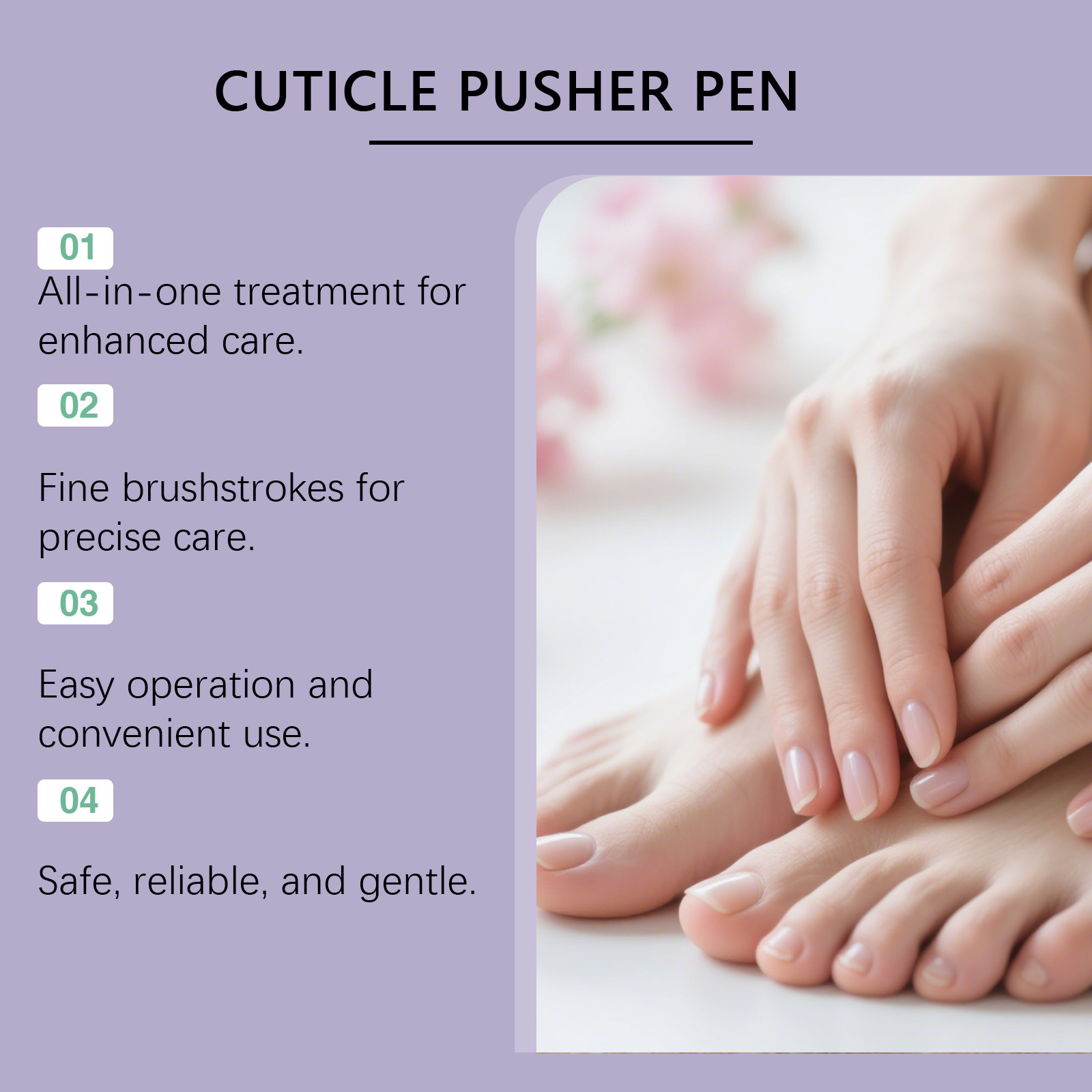 Nail Art Pen For Nail Surface Care On Fingernails And Toenails