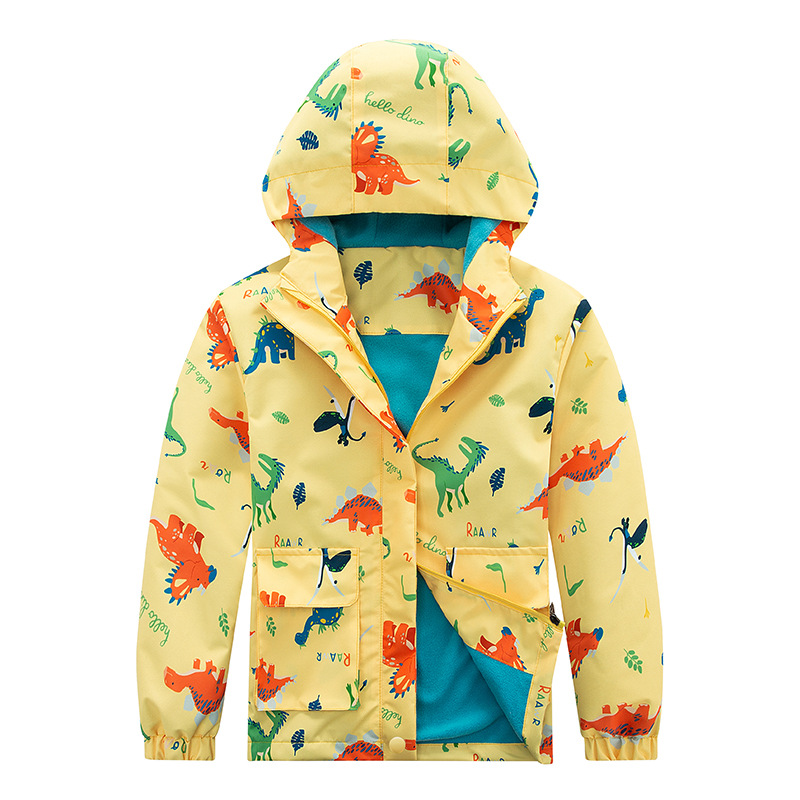 Kids' Coat Windproof Waterproof Jacket Fleece-lined Camouflage Clothing - Image 4