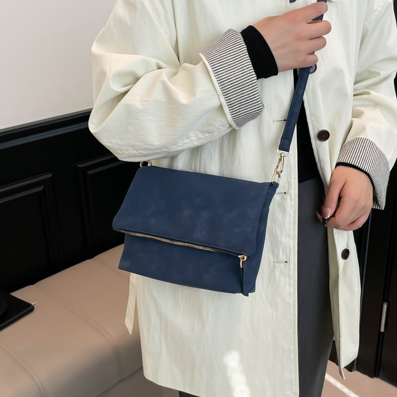 PU Leather Flap Crossbody Bag
