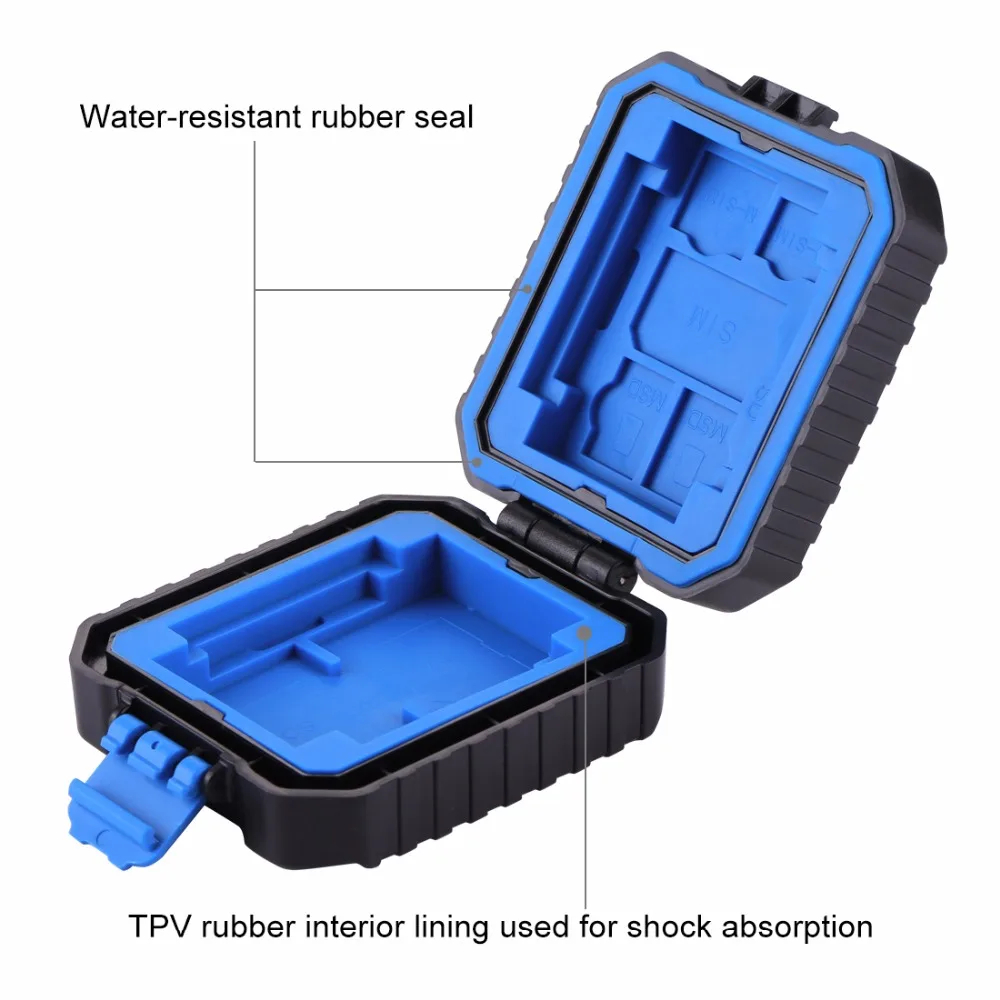Fat Cow Camera Storage Cassette Waterproof Memory Card Storage Box