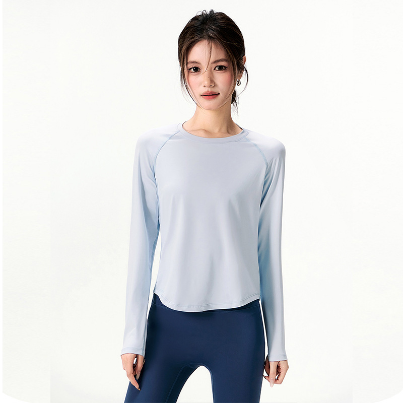 Womens Loose-Fitting Quick-Drying Sports Top