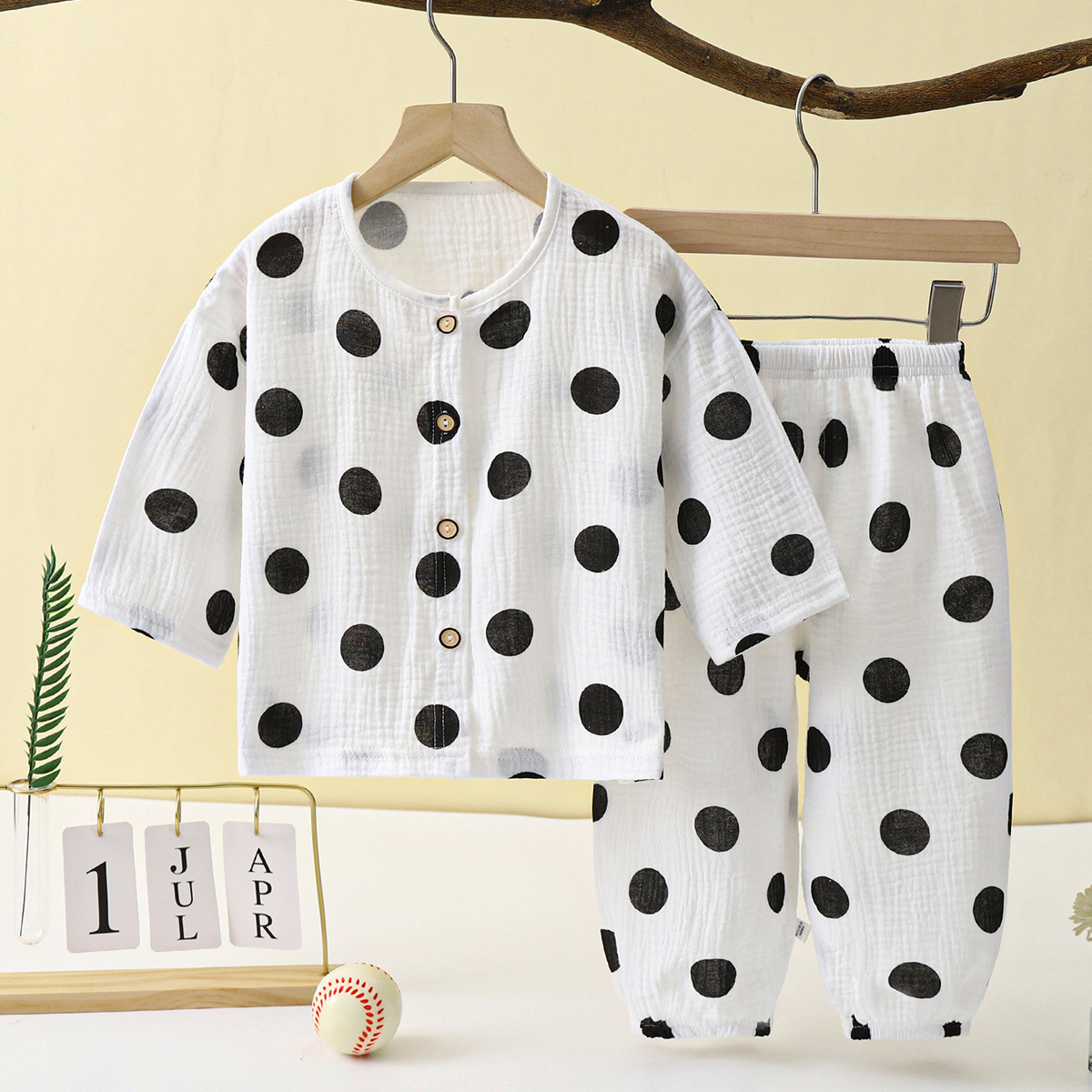 Boys Long-sleeve Cotton Top And Pants Set — foto 7