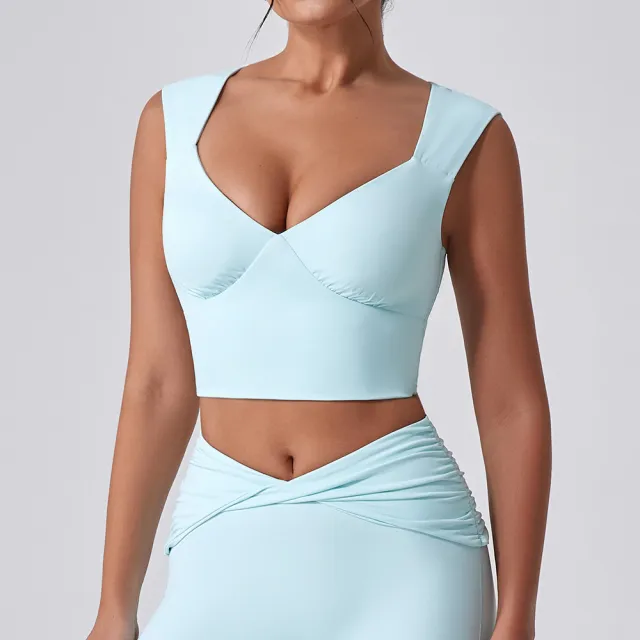 Women's Solid Color Sling Quick drying Slim Fit Fashion Camisole Sky Blue - Shop at LoveMi