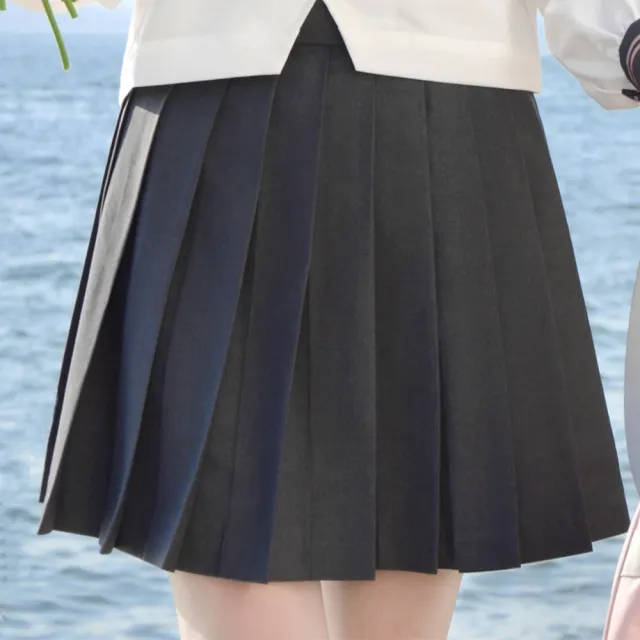 JK Uniform Sailor Suit Top Full Set Gray Pleated Skirt - Shop at LoveMi
