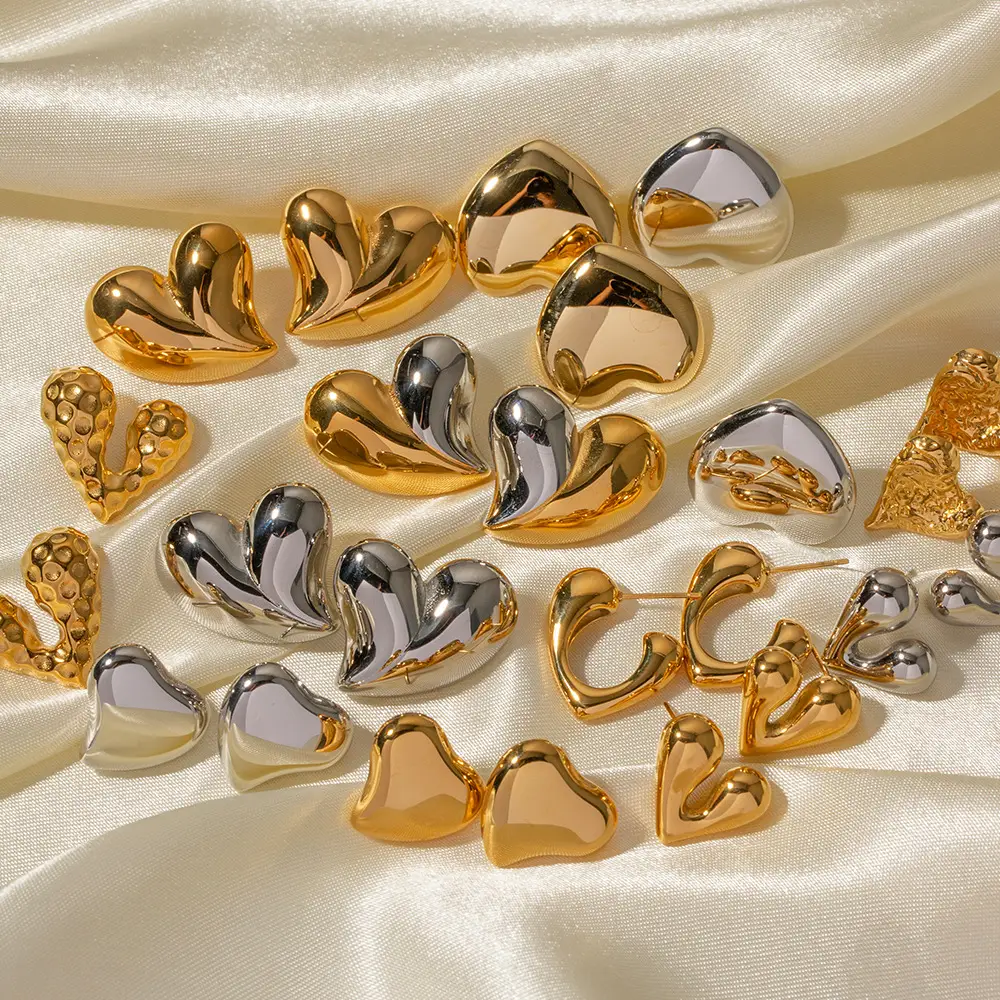 Stainless Steel Earrings Light Luxury High-grade Temperament