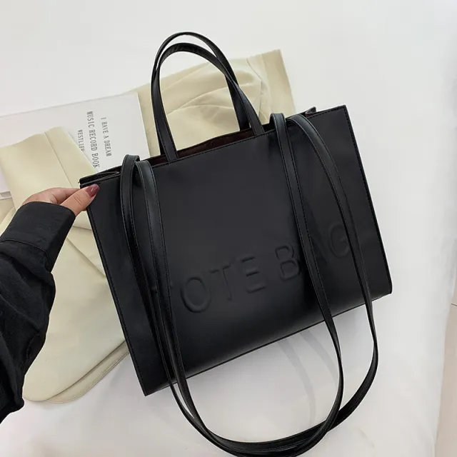 Large Capacity Women's Fashion Portable Tote Bag Black - Shop at LoveMi