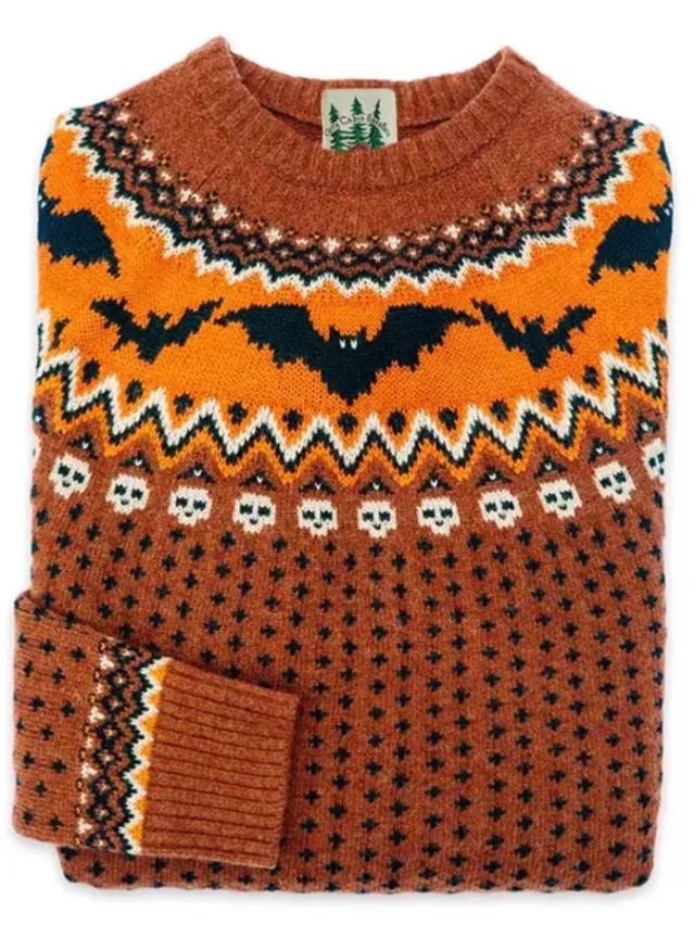 Women's Simple Loose Digital Printed Round Neck Sweater Yo942 As - Shop at LoveMi