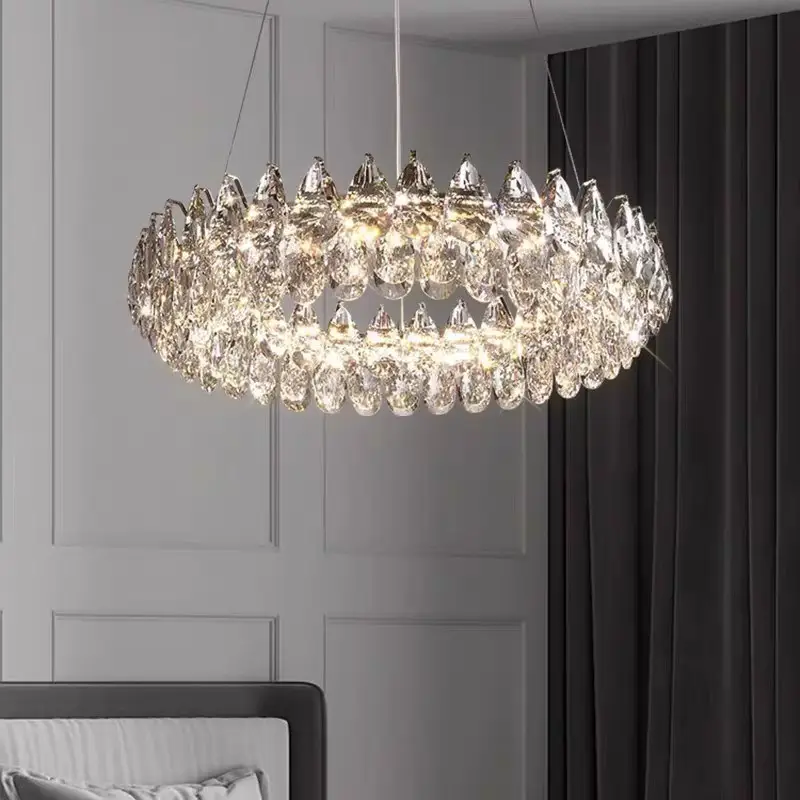 Crystal Modern Room French Villa Restaurant Lamps