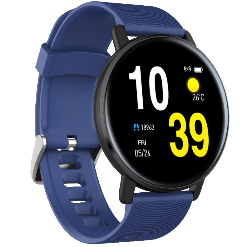 H5 Full Touch Round Screen Smart Ultra-thin Bracelet H50 Heart Rate Blood Pressure Blood Oxygen Sports Bluetooth Selfie Waterproof Bracelet