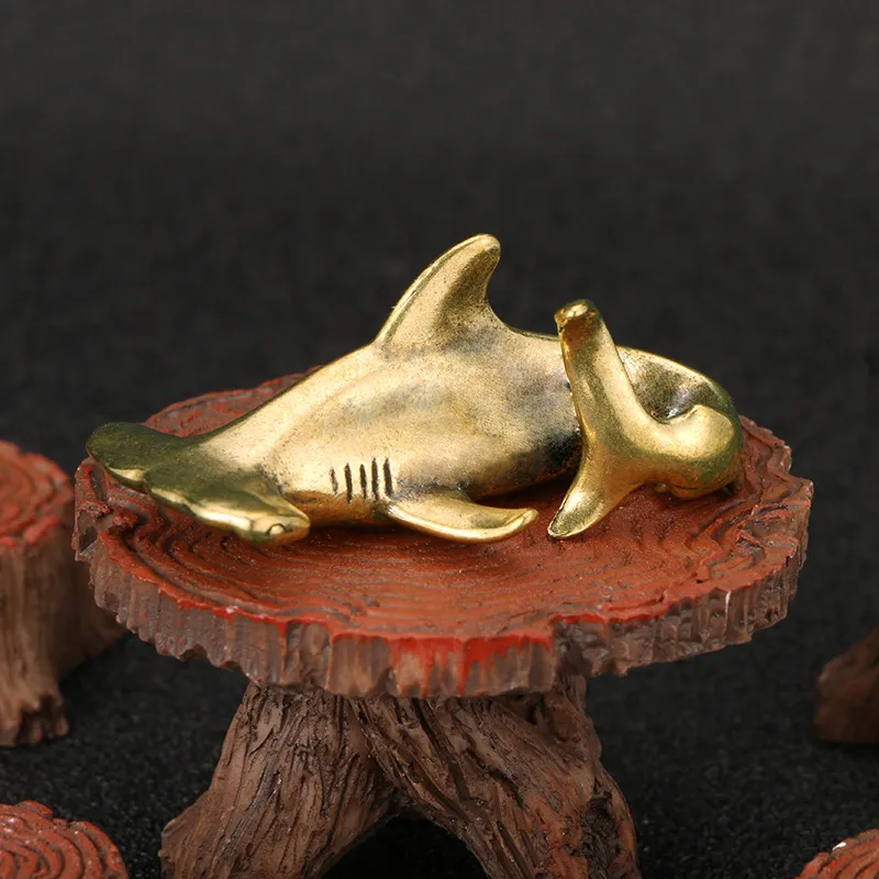Hammerhead Shark Brass Ornaments Made Of Old And Antique - Copper Ornaments