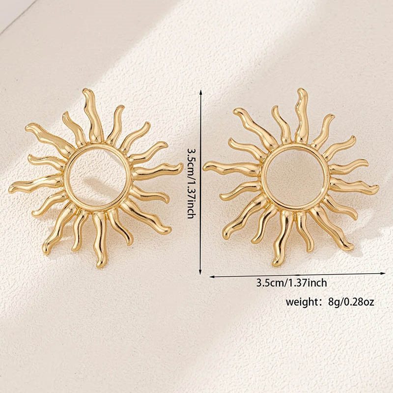 High Profile Retro Fashion SUNFLOWER Earrings For Women