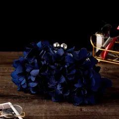 Flowe Bridal Evening Banquet Bag Fashion Cheongsam Clutch - Blue - View 1