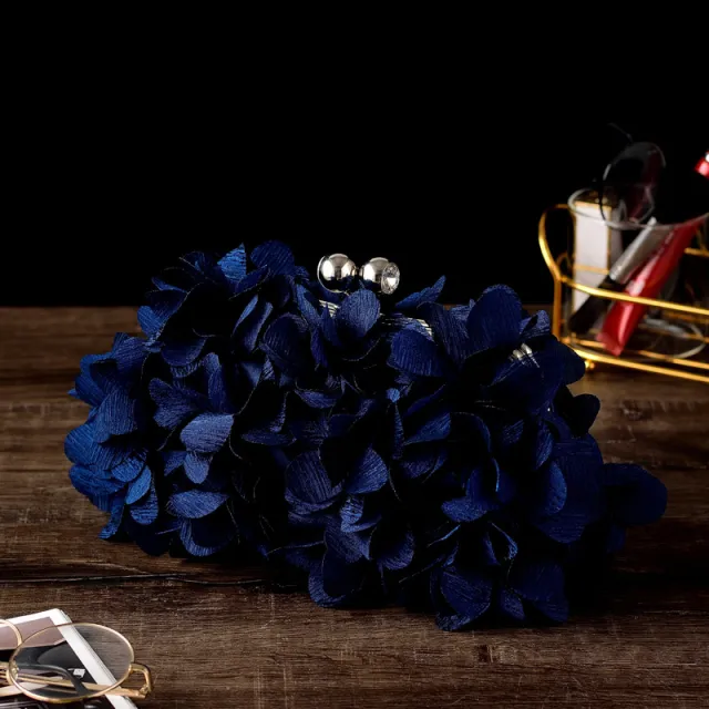 Flowe Bridal Evening Banquet Bag Fashion Cheongsam Clutch Blue - Shop at LoveMi