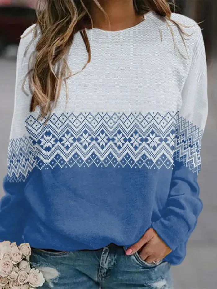 Spring And Autumn Thin Long Sleeve Top - G7Z5251-4Xl