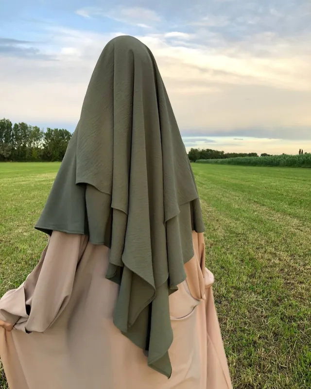 Middle East Indonesia Malay Women's Scarf Veil Army Green - Shop at LoveMi