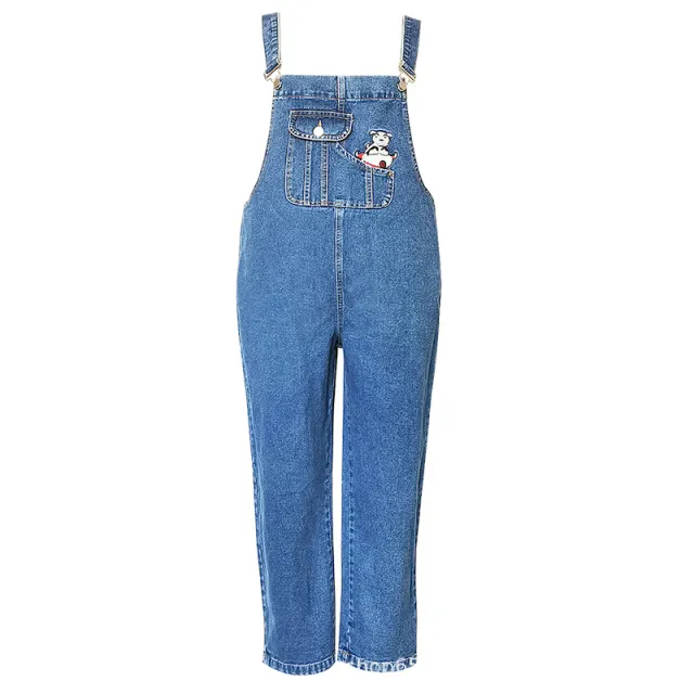 Maternity Overalls Spring And Autumn Fashion Loose fitting Suitable For Outdoor Wear Blue - Shop at LoveMi