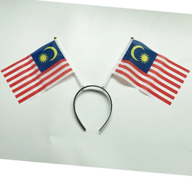 Hand Signal Flag Headband Hair Accessories Festival Activities Cheering Props Malaysia - Shop at LoveMi