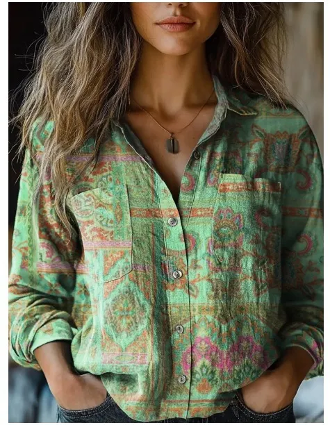 D Printed Exquisite Linen Women's Top Ncs02524121702 6Xl - Shop at LoveMi