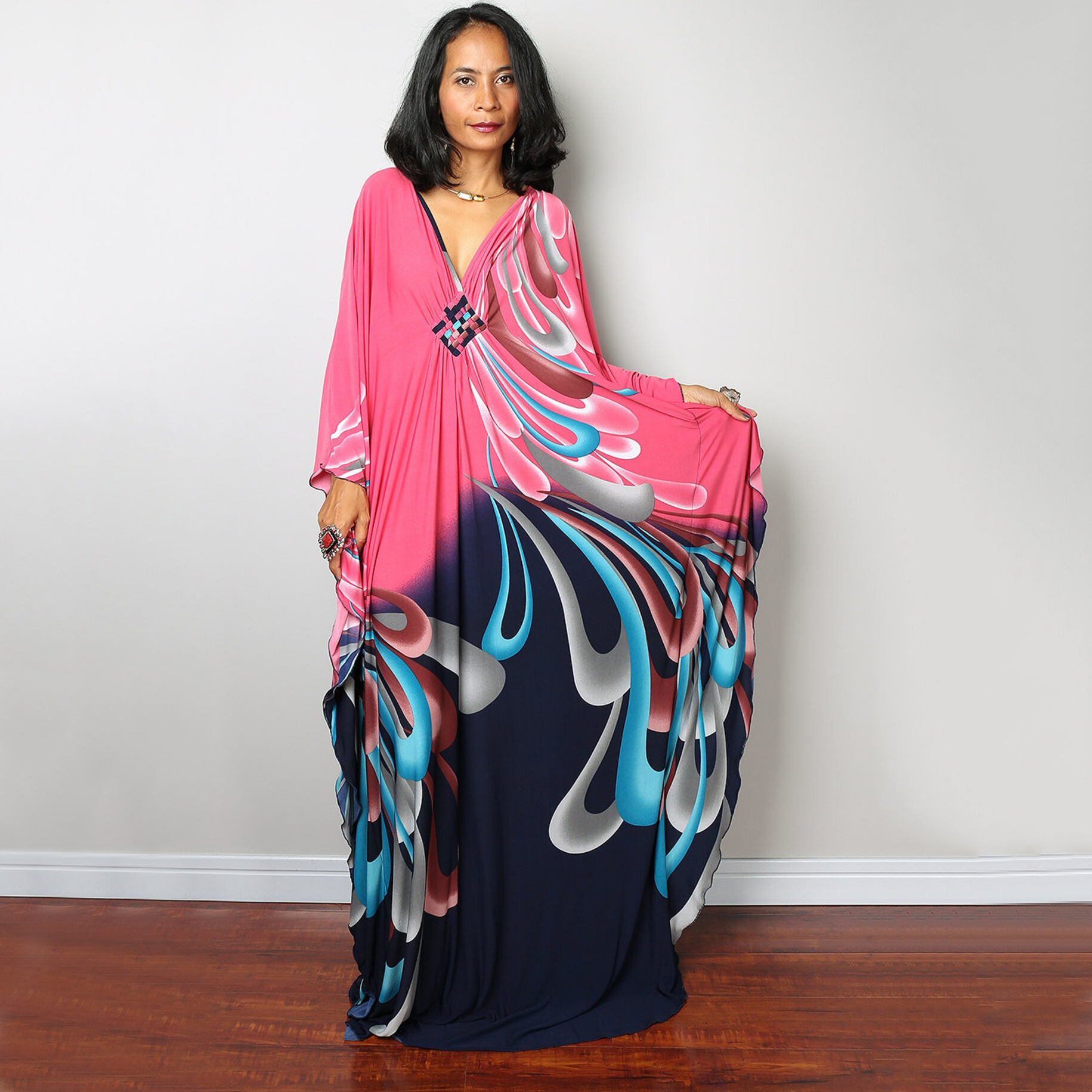 Beach Cover-up Robe Long Dress - Image 7