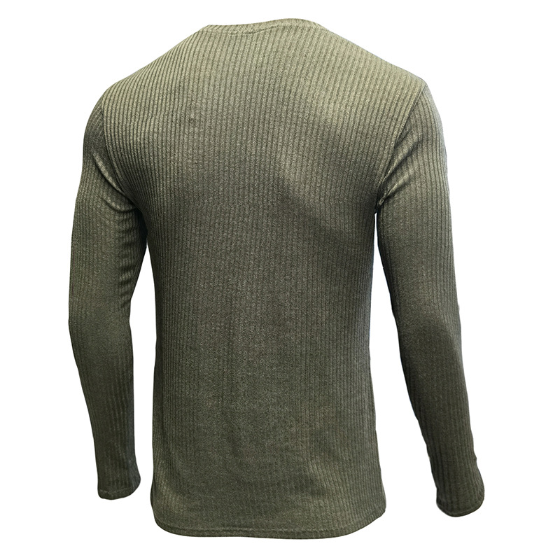 Title 3, European and American knitted mens long-sleeve...