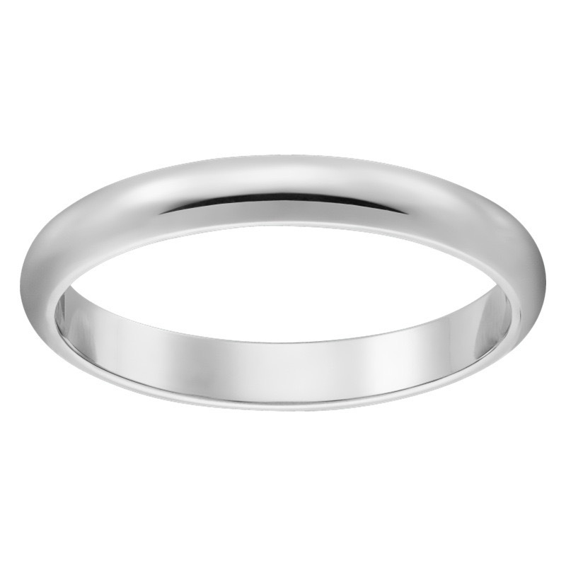 Round Plain Band Wedding Rings That Wont Fade