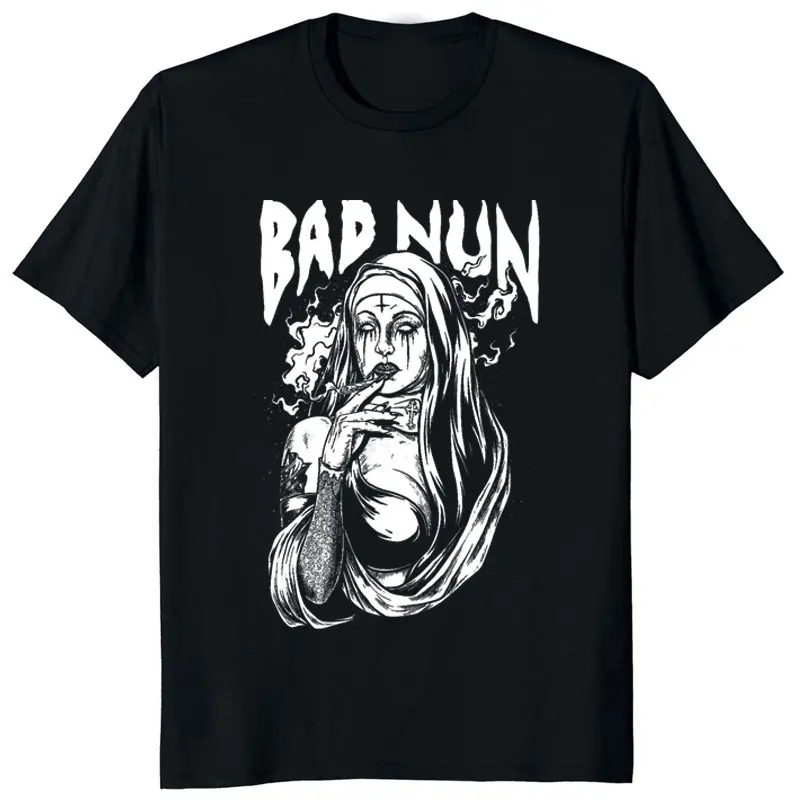 Devil Unholy Nun Tshirt 3D Print Tops Men Women