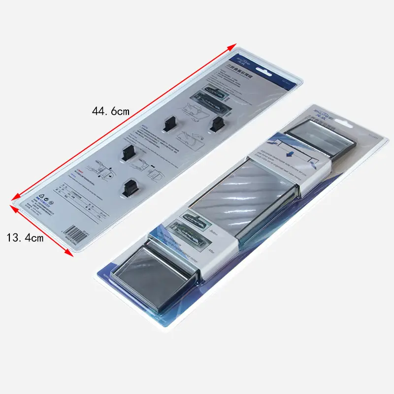 Triple-folding Curved Wide-view Rearview Mirror For Automobiles